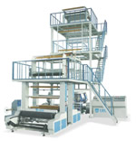 Three-layer Co-extrusion Rotary Head Film Blowing Machine